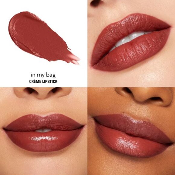 KYLIE Cosmetics IN MY BAG Crème Lipstick ROSE BRICK Muted RED Velvet Satin NEW! - Picture 3 of 4